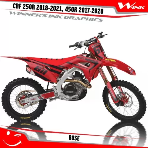 Honda-CRF-250R-2018-2019-2020-2021-450R-2017-2018-2019-2020-graphics-kit-and-decals-Rose