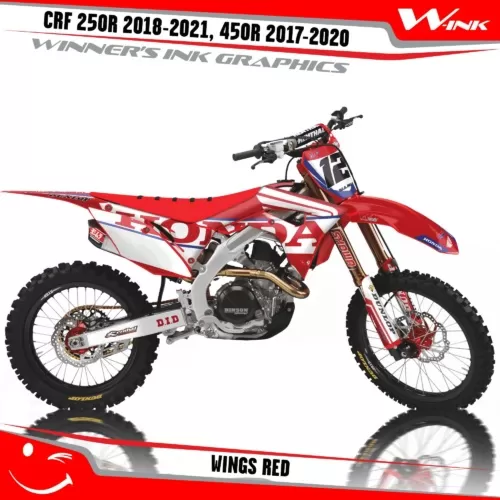 Honda-CRF-250R-2018-2019-2020-2021-450R-2017-2018-2019-2020-graphics-kit-and-decals-WIngs-Red