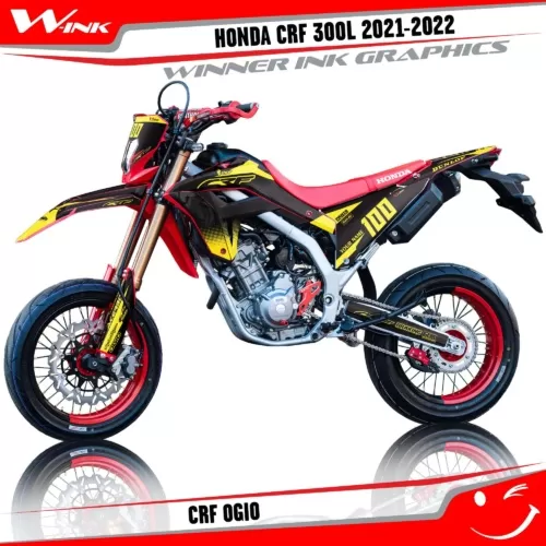 Honda-CRF-300L-2021-2022-graphics-kit-with-design-CRF-Ogio