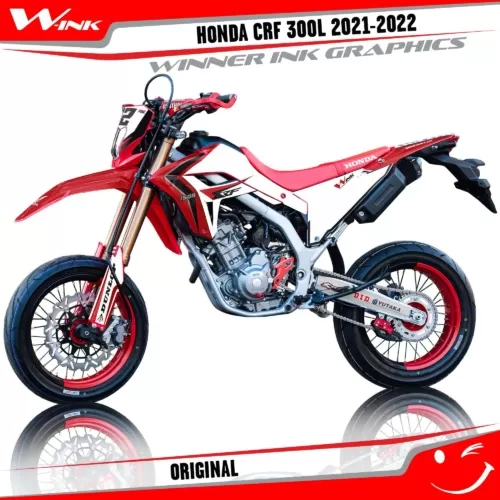 Honda-CRF-300L-2021-2022-graphics-kit-with-design-Original