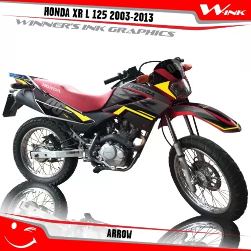 Honda-XR-L-125-2003-2004-2005-2006-2009-2010-2011-2012-2013-graphics-kit-and-decals-Arrow