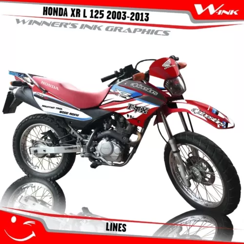 Honda-XR-L-125-2003-2004-2005-2006-2009-2010-2011-2012-2013-graphics-kit-and-decals-Lines
