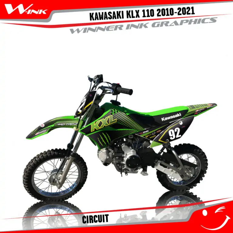 KAWASAKI-KLX-110-2010-2011-2012-2013-2014-2015-2016-2017-2018-2019-2020-2021-kit-and-decals-Circuit
