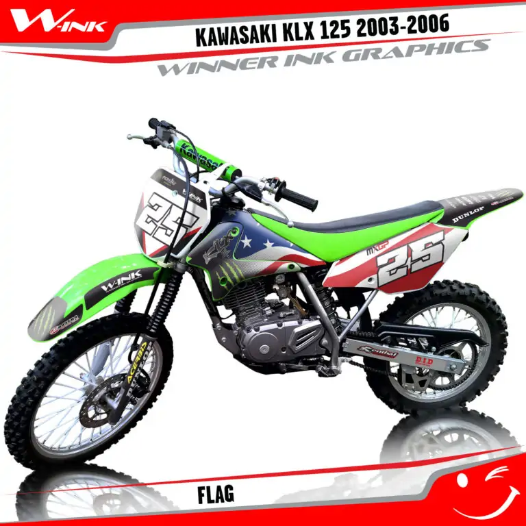 KLX-125-2003-2004-2005-2006-graphics-kit-and-decals-Flag