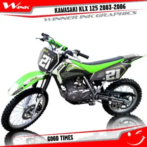 Buy decals Kawasaki KLX 125 2003-2006 Dirtx