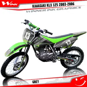 KLX-125-2003-2004-2005-2006-graphics-kit-and-decals-Grey