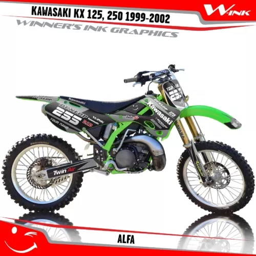 Kawasaki-KX-125,-250-1999-2000-2001-2002-graphics-kit-and-decals-Alfa