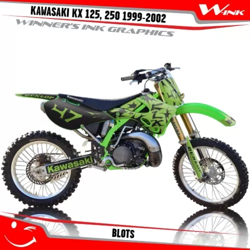 Kawasaki-KX-125,-250-1999-2000-2001-2002-graphics-kit-and-decals-Blots