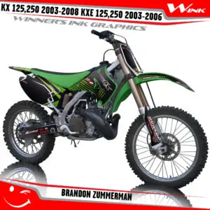 Kawasaki-KX-125-250-2003-2004-2005-2006-2007-2008-KXE-125-250-2003-2006-graphics-kit-and-decals-Brandon-Zimmerman