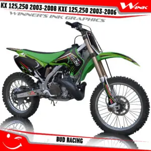 Kawasaki-KX-125-250-2003-2004-2005-2006-2007-2008-KXE-125-250-2003-2006-graphics-kit-and-decals-Bud-Racing