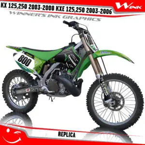 Kawasaki-KX-125-250-2003-2004-2005-2006-2007-2008-KXE-125-250-2003-2006-graphics-kit-and-decals-Replica