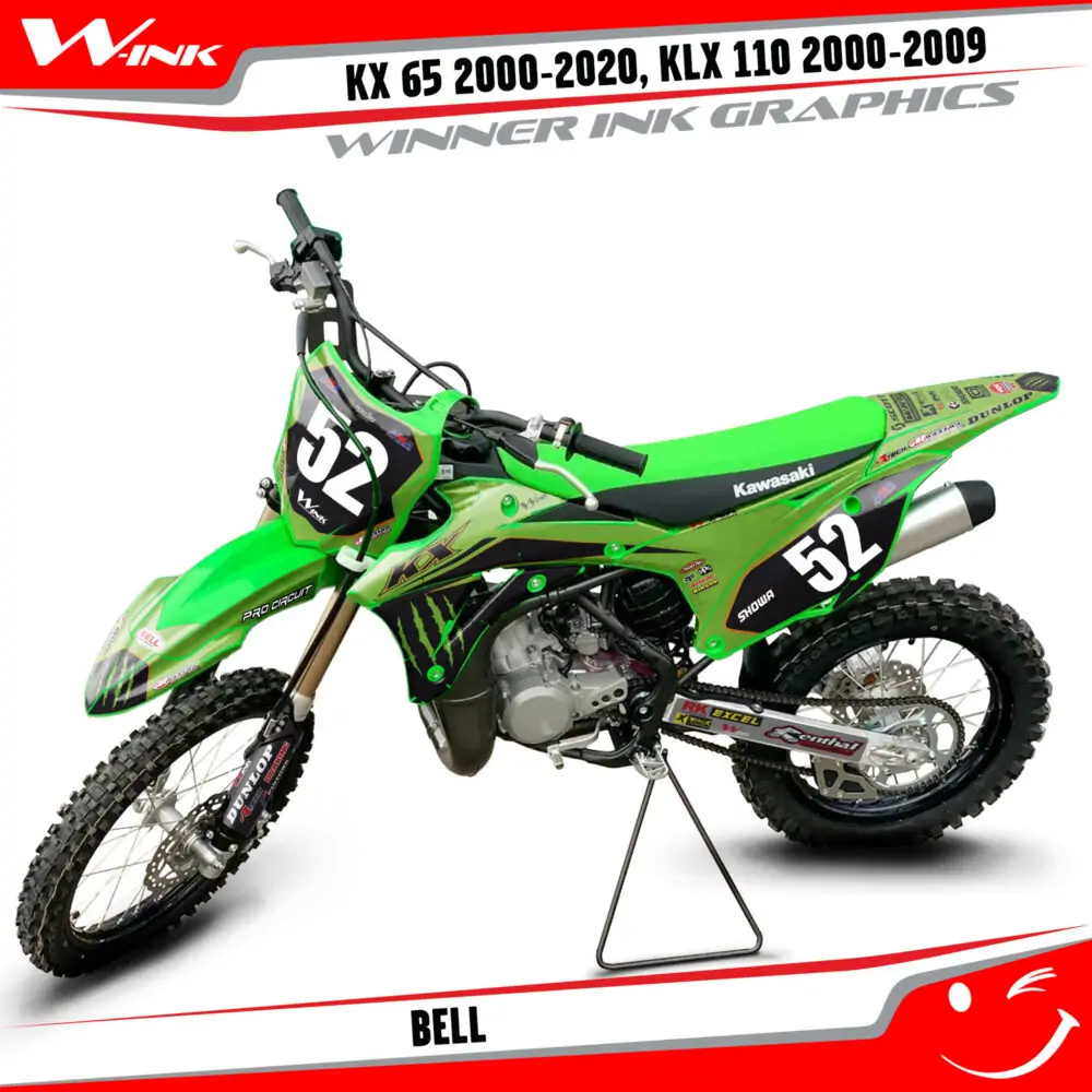 Kawasaki-KX-85,-100-2014-2015-2016-2017-2018-2019-2020-2021-2022-graphics-kit-and-decals-Bell