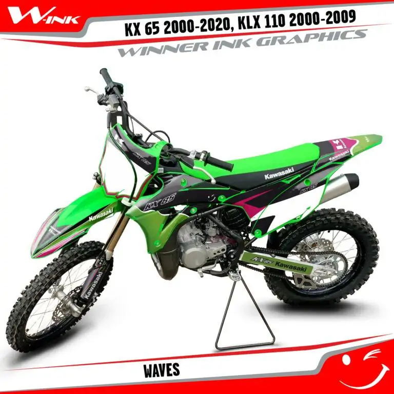 Kawasaki-KX-85,-100-2014-2015-2016-2017-2018-2019-2020-2021-2022-graphics-kit-and-decals-Waves
