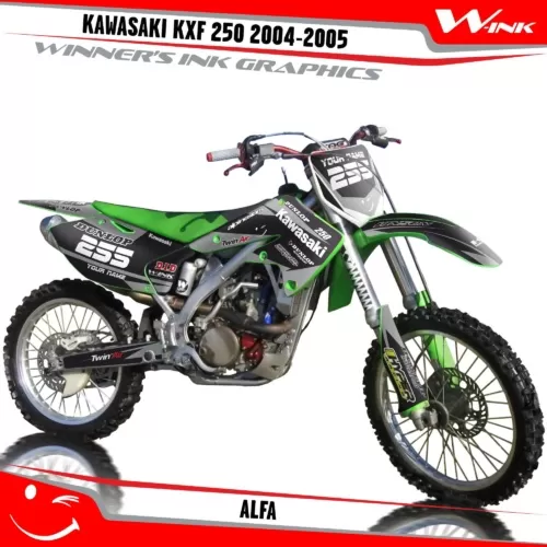 Kawasaki-KXF-250-2004-2005-graphics-kit-and-decals-Alfa