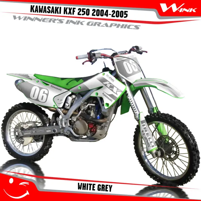 Kawasaki-KXF-250-2004-2005-graphics-kit-and-decals-White-Grey
