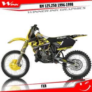 Suzuki-RM-125-250 1996-1997-1998-graphics-kit-and-decals-FXR
