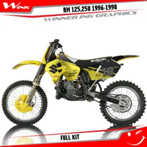 Suzuki-RM-125-250 1996-1997-1998-graphics-kit-and-decals-Full-Kit