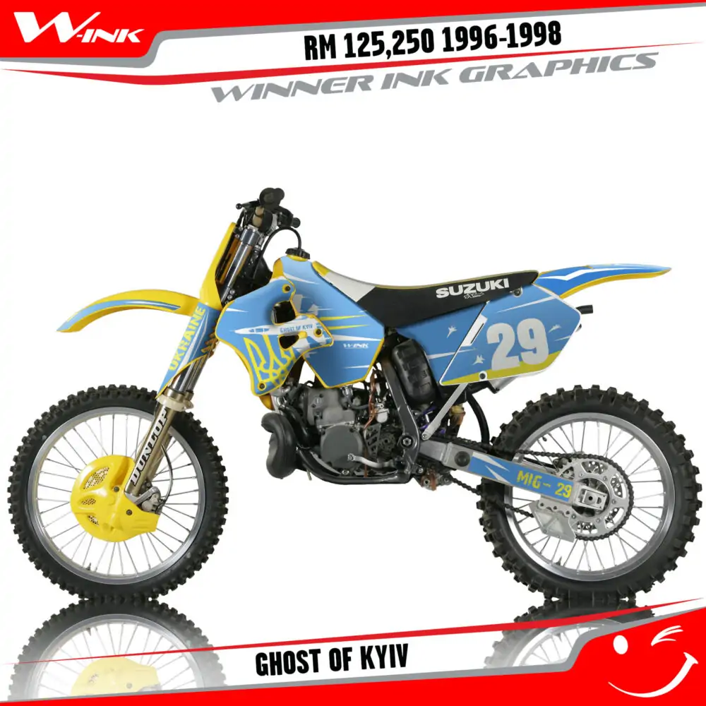 Suzuki-RM-125-250 1996-1997-1998-graphics-kit-and-decals-Ghost-of-Kyiv