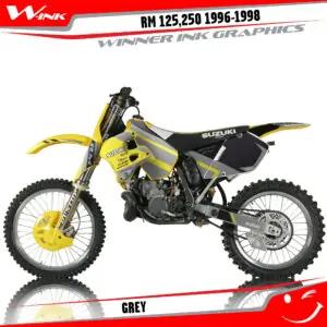 Suzuki-RM-125-250 1996-1997-1998-graphics-kit-and-decals-Grey