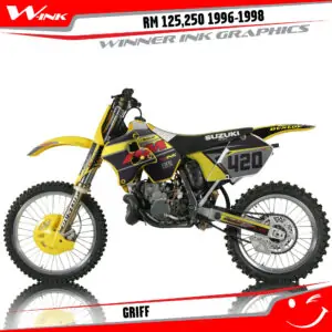 Suzuki-RM-125-250 1996-1997-1998-graphics-kit-and-decals-Griff