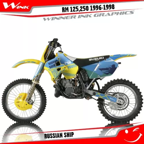 Suzuki-RM-125-250 1996-1997-1998-graphics-kit-and-decals-Russian-Ship