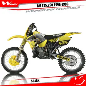 Suzuki-RM-125-250 1996-1997-1998-graphics-kit-and-decals-Shark