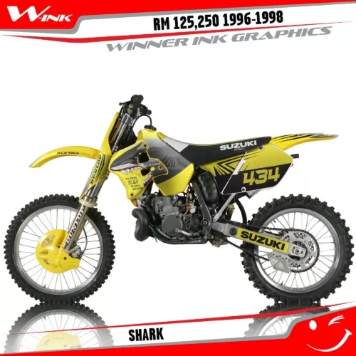 Suzuki-RM-125-250 1996-1997-1998-graphics-kit-and-decals-Shark