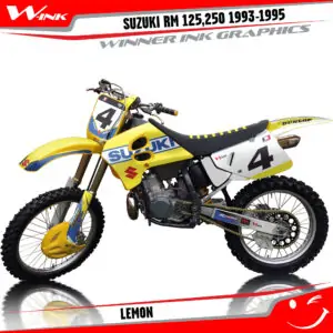 Suzuki-RM-125,250-1993-1994-1995-graphics-kit-and-decals-Lemon