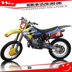 Suzuki-RM-125,250-1993-1994-1995-graphics-kit-and-decals-Sea