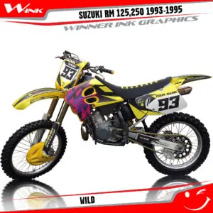 Suzuki-RM-125,250-1993-1994-1995-graphics-kit-and-decals-Wild