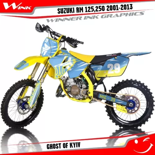 Suzuki-RM-125,250-2001-2002-2003-2004-2009-2010-2011-2012-2013-graphics-kit-and-decals-Ghost-of-Kyiv