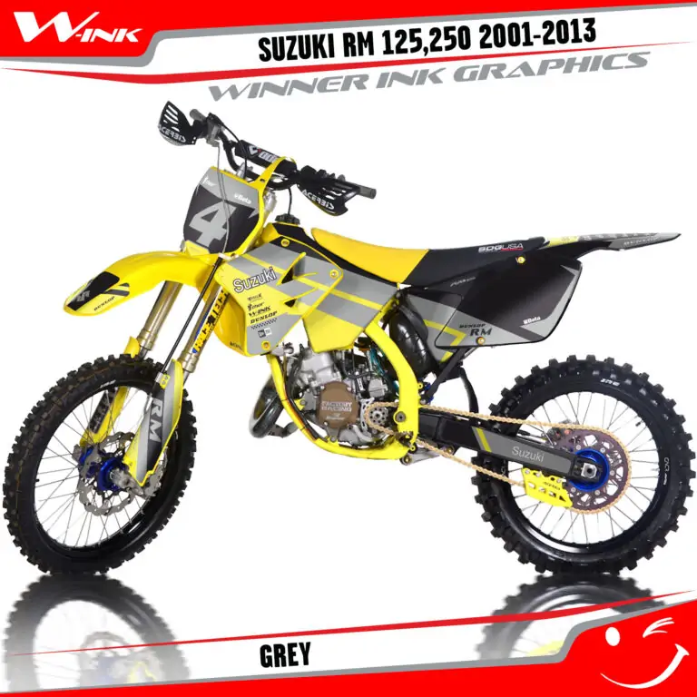 Suzuki-RM-125,250-2001-2002-2003-2004-2009-2010-2011-2012-2013-graphics-kit-and-decals-Grey