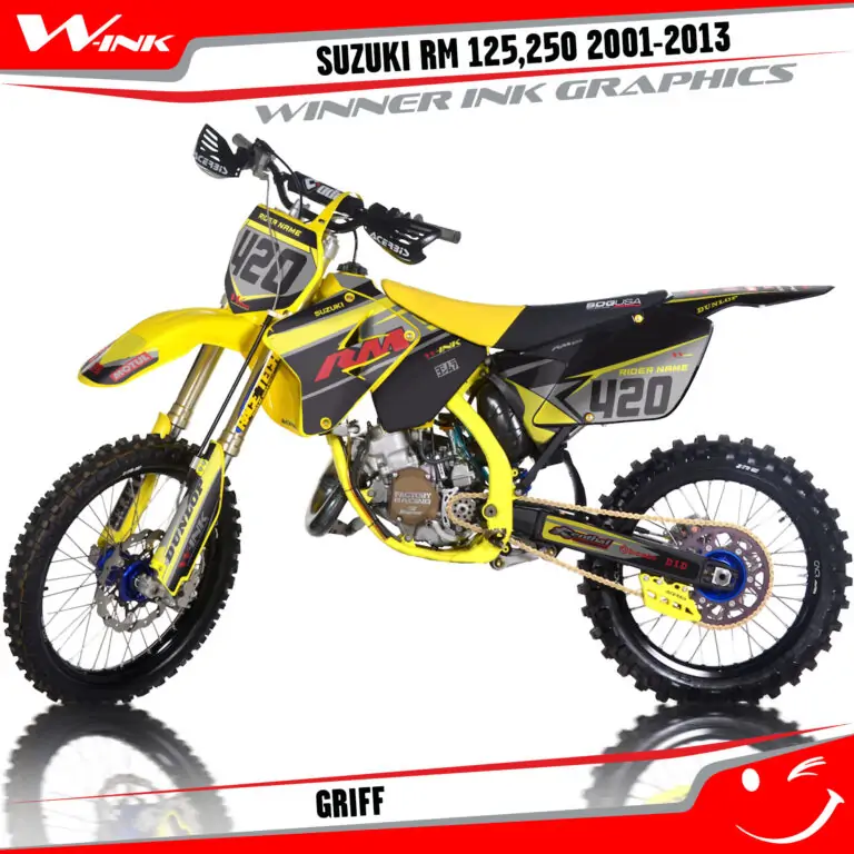 Suzuki-RM-125,250-2001-2002-2003-2004-2009-2010-2011-2012-2013-graphics-kit-and-decals-Griff