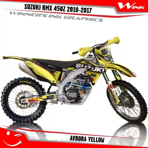 Suzuki-RMX-450Z-2010-2011-2012-2013-2014-2015-2016-2017-graphics-kit-and-decals-Avrora-Yellow