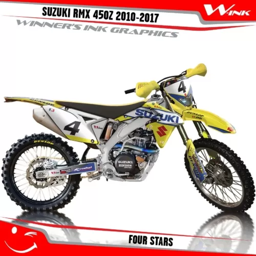 Suzuki-RMX-450Z-2010-2011-2012-2013-2014-2015-2016-2017-graphics-kit-and-decals-Four-Stars