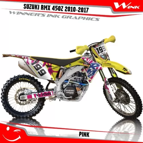 Suzuki-RMX-450Z-2010-2011-2012-2013-2014-2015-2016-2017-graphics-kit-and-decals-Pink