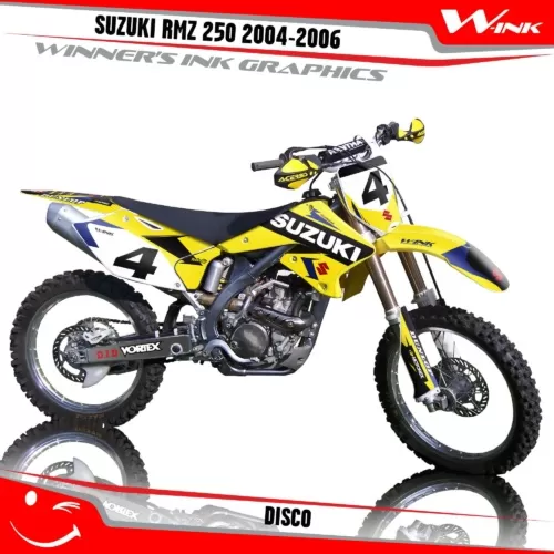 Suzuki-RMZ 250 2004-2005-2006-graphics-kit-and-decals-Disco
