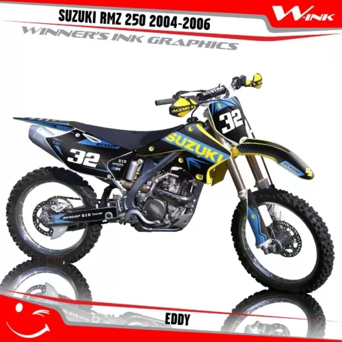 Suzuki-RMZ 250 2004-2005-2006-graphics-kit-and-decals-Eddy
