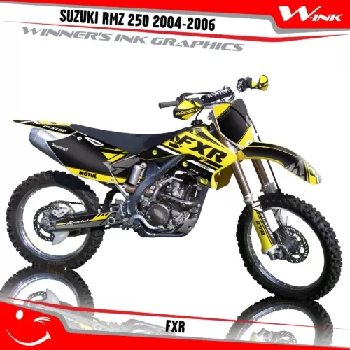 Suzuki-RMZ 250 2004-2005-2006-graphics-kit-and-decals-FXR