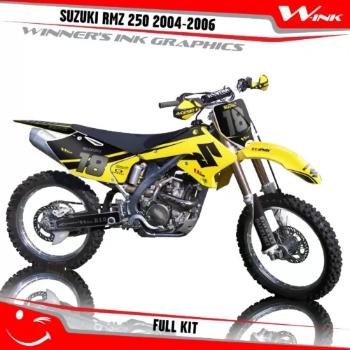 Suzuki-RMZ 250 2004-2005-2006-graphics-kit-and-decals-Full-Kit