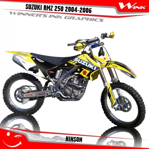 Suzuki-RMZ 250 2004-2005-2006-graphics-kit-and-decals-Hinson