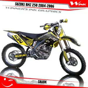 Suzuki-RMZ 250 2004-2005-2006-graphics-kit-and-decals-Shark