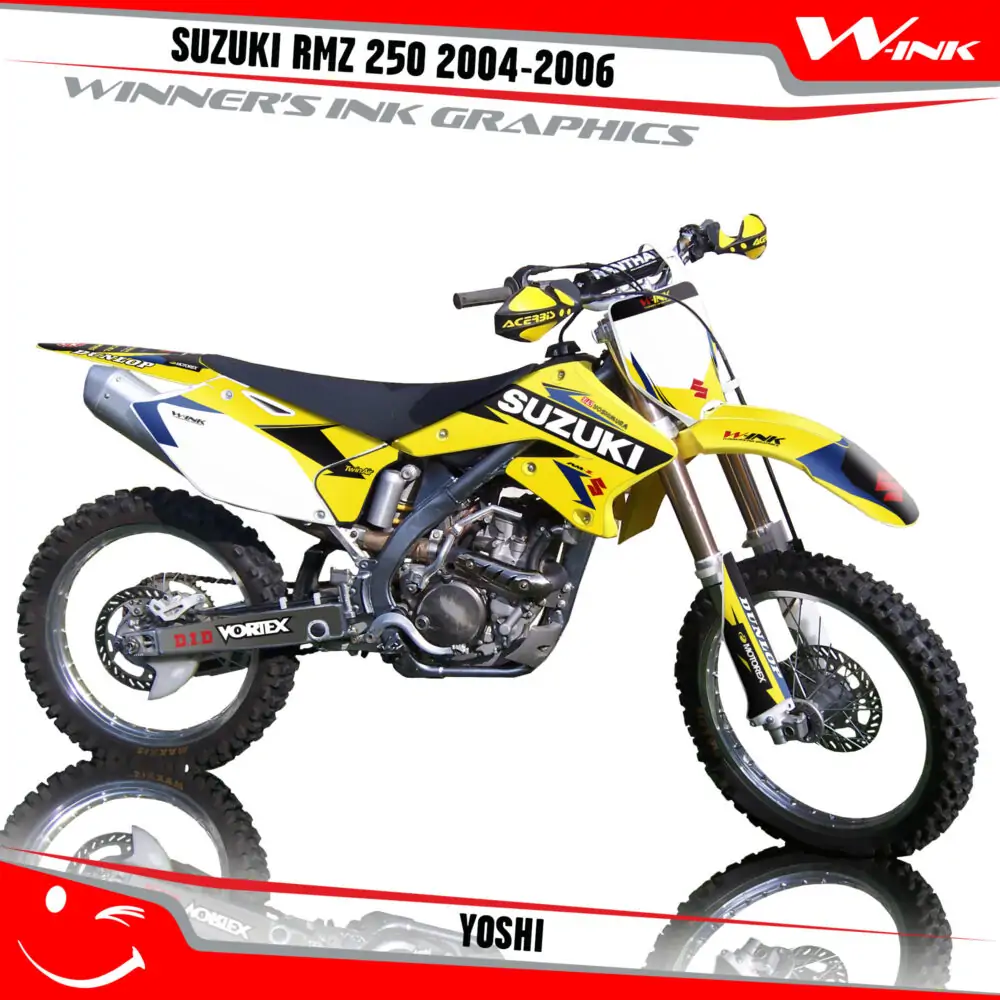 Suzuki-RMZ 250 2004-2005-2006-graphics-kit-and-decals-Yoshi