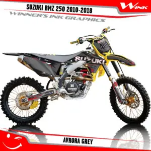 Suzuki-RMZ-250-2010-2011-2012-2013-2014-2015-2016-2017-2018-graphics-kit-and-decals-Avrora-Grey