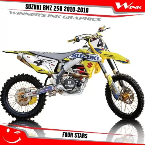 Suzuki-RMZ-250-2010-2011-2012-2013-2014-2015-2016-2017-2018-graphics-kit-and-decals-Four-Stars