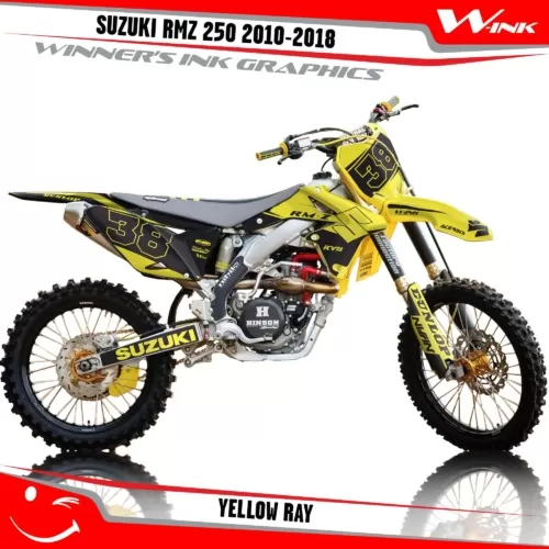 Suzuki-RMZ-250-2010-2011-2012-2013-2014-2015-2016-2017-2018-graphics-kit-and-decals-Yellow-Ray