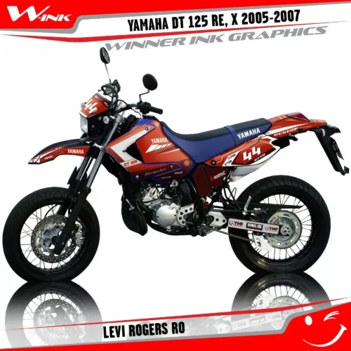 Yamaha-DT-125-RE-X-2005-2006-2007-graphics-kit-and-decals-Levi-Rogers-RO