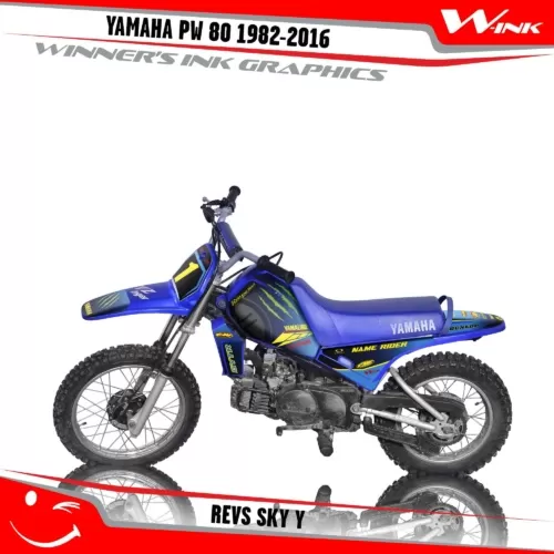 Yamaha-PW-80-1982-1983-1984-1985-2012-2013-2014-2015-2016-graphics-kit-and-decals-Revs-Sky-Y