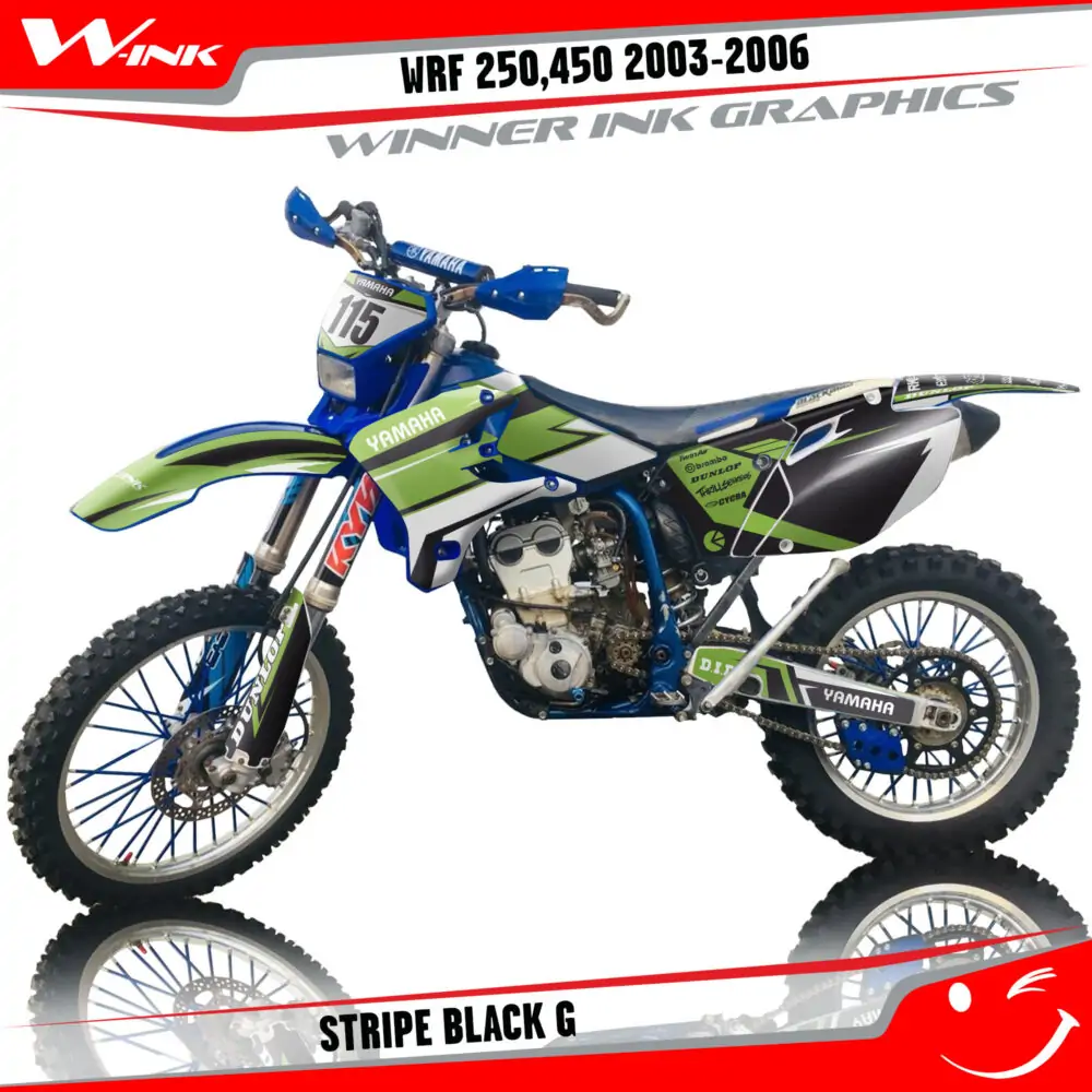 Yamaha-WRF-250-2003-2004-2005-WRF-450-2003-2004-2005-2006-graphics-kit-and-decals-Stripe-Black-G