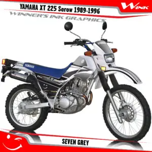 Yamaha-XT-225-Serow-1989--1990-1991-1992-1993-1994-1995-1996-graphics-kit-and-decals-Seven-Grey